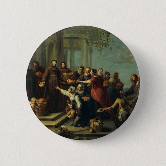 Sankt Antonius av Padua av Willem van Herp Knapp (Framsida)