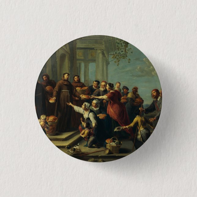 Sankt Antonius av Padua av Willem van Herp Knapp (Framsida)