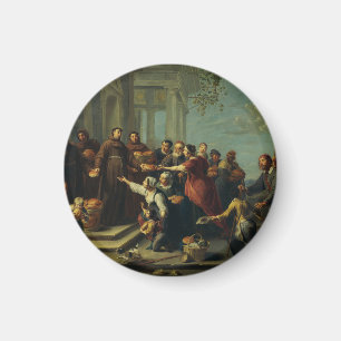Sankt Antonius av Padua av Willem van Herp Magnet