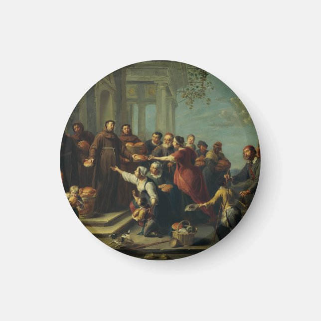 Sankt Antonius av Padua av Willem van Herp Magnet (Framsidan)