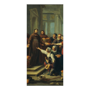 Sankt Antonius av Padua av Willem van Herp Reklamkort
