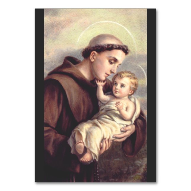 Sankt Antonius av Padua Bordsnummer (Framsidan)