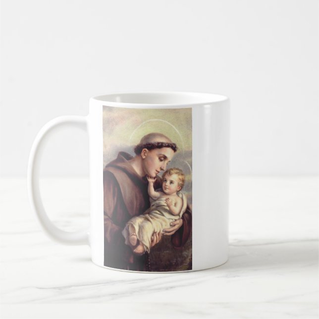 Sankt Antonius av Padua Kaffemugg (Vänster)