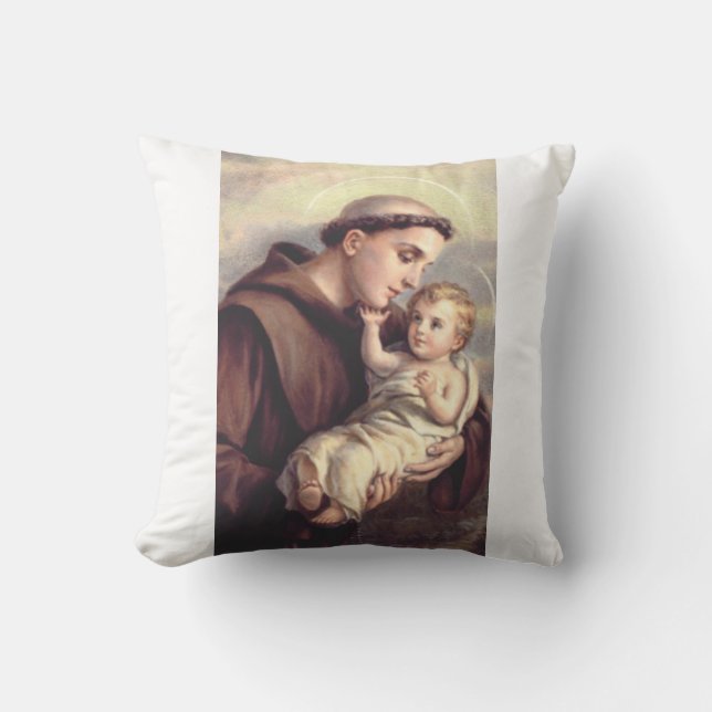 Sankt Antonius av Padua Kudde (Framsida)