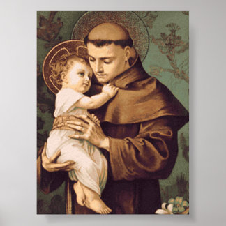 Sankt Antonius av Padua Poster