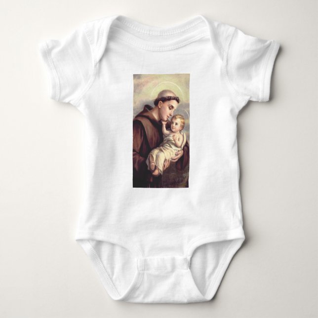 Sankt Antonius av Padua T Shirt (Framsida)