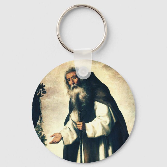 Sankt Antonius eremiten Nyckelring (Framsida)