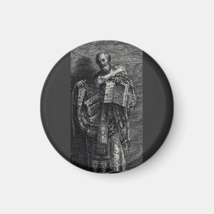 Sankt Athanasius av Alexandria Grafik konst Magnet