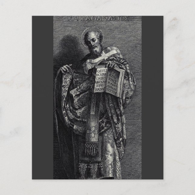 Sankt Athanasius av Alexandria grafisk konst (Framsida)