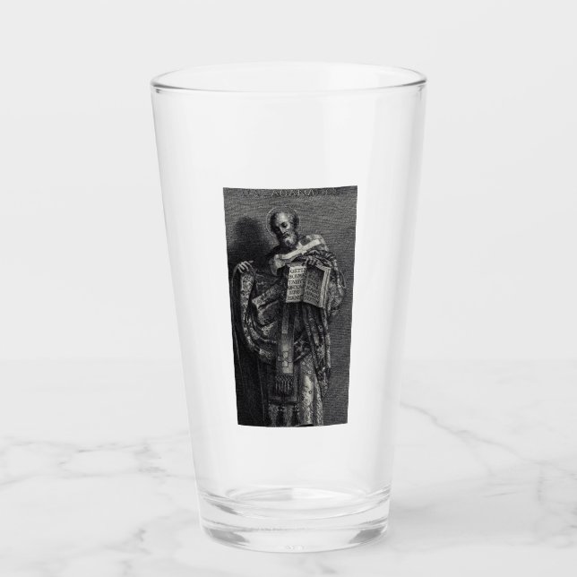 Sankt Athanasius av Alexandria grafisk konst Glaskopp (Framsida)