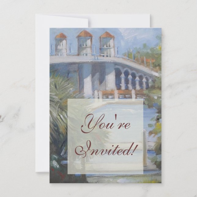 Sankt Augustinbron i Lejon Inbjudningar (Framsida)