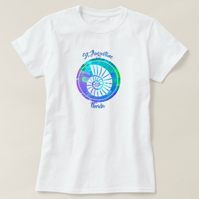 Sankt Augustine Florida-skjorta T Shirt (Design framsida)