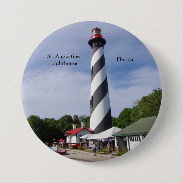 Sankt Augustine Lighthouse-knapp Knapp (Framsida)