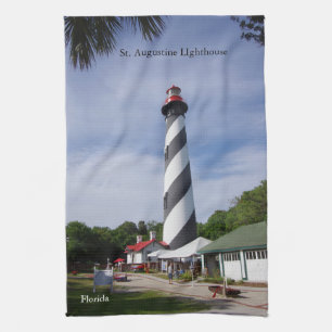 Sankt Augustine Lighthouse-kökshandduk Kökshandduk