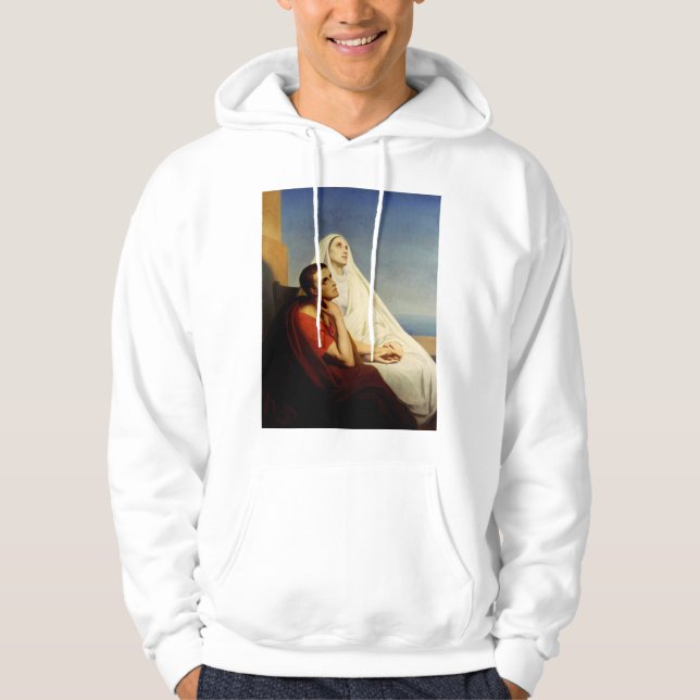 Sankt Augustinus och Sankt Monica Hoodie (Framsida)