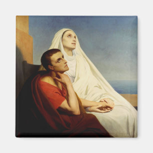 Sankt Augustinus och Sankt Monica Magnet