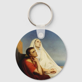 Sankt Augustinus och Sankt Monica Nyckelring