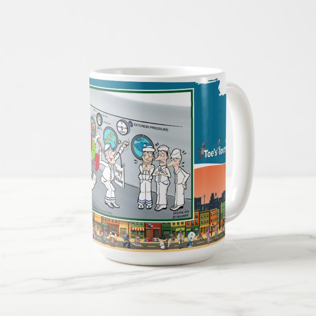 Sänkt av överraskning | Födelsedagsklassisk kaffem Kaffemugg (Framsida höger)