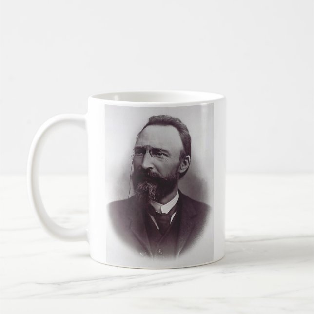 Sankt Bartolo Longo Apostel för Rosenkransen Kaffemugg (Vänster)