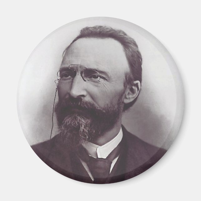Sankt Bartolo Longo Apostel för Rosenkransen Magnet (Framsidan)