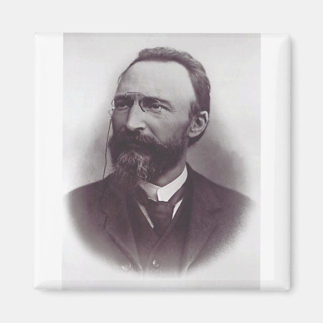 Sankt Bartolo Longo Apostel för Rosenkransen Magnet (Framsidan)