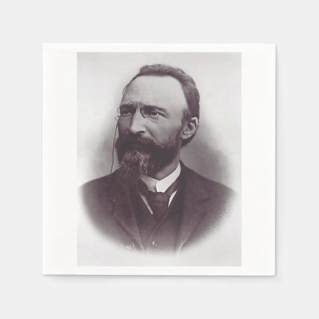 Sankt Bartolo Longo Apostel för Rosenkransen Pappersservett (Framsidan)