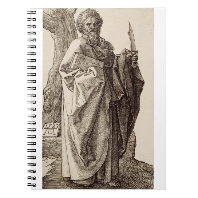 Sankt Bartolomeus aposteln finkonst Anteckningsbok (Framsidan)