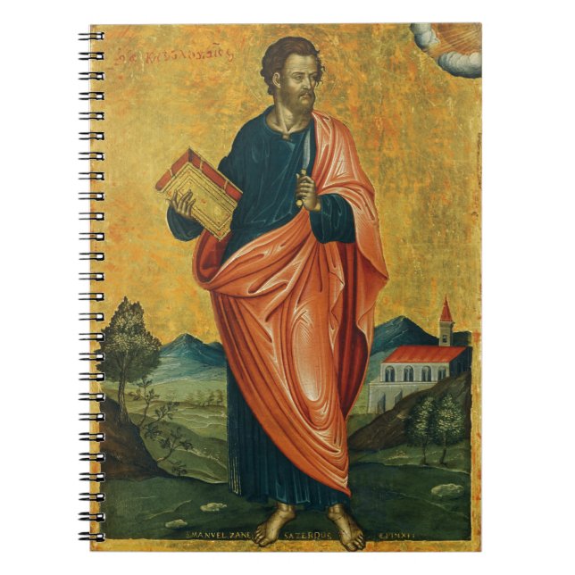 Sankt Bartolomeus aposteln finkonst Anteckningsbok (Framsidan)