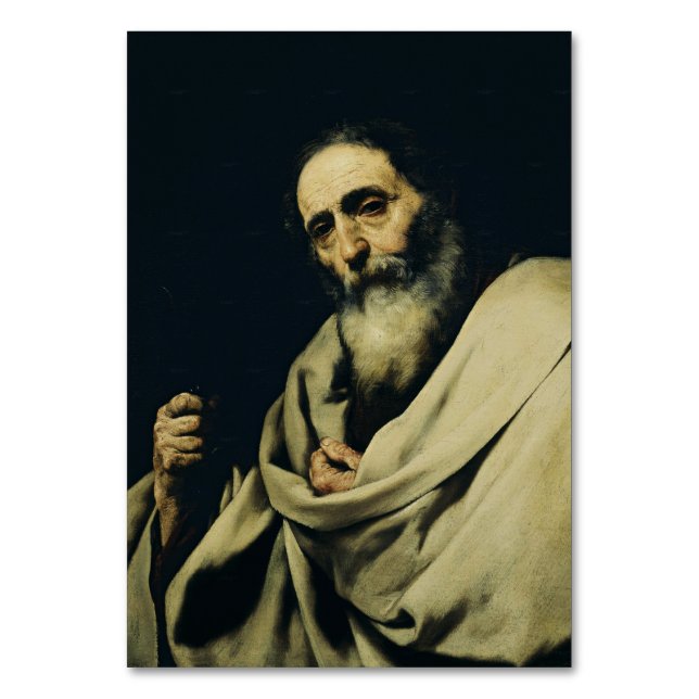 Sankt Bartolomeus aposteln finkonst Bordsnummer (Framsidan)
