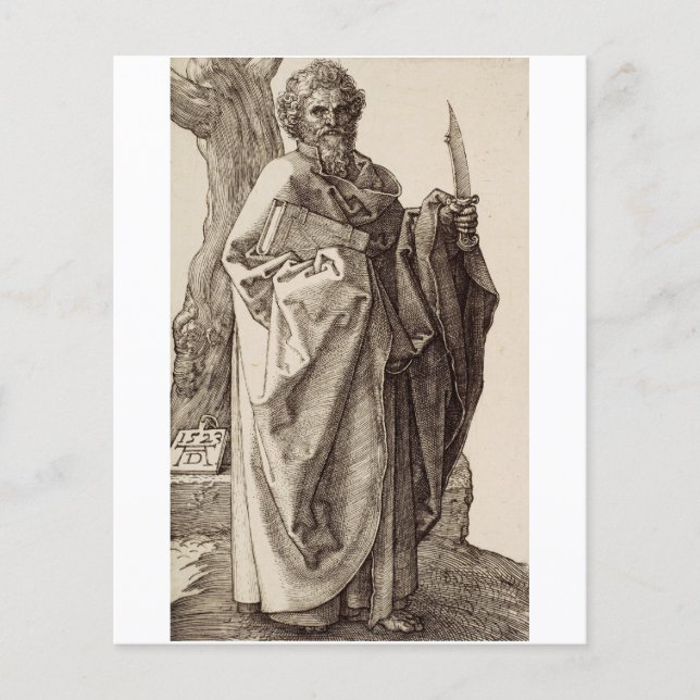 Sankt Bartolomeus aposteln finkonst Flygblad (Framsidan)