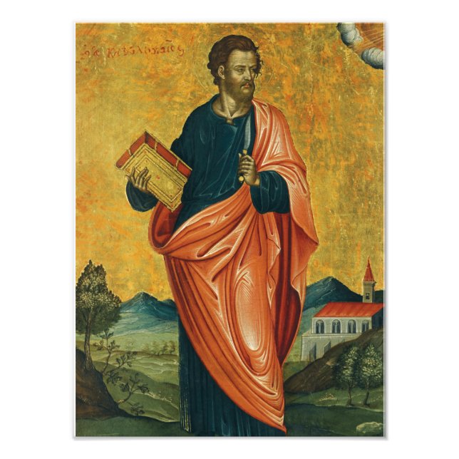 Sankt Bartolomeus Aposteln Finkonst Fototryck (Framsidan)