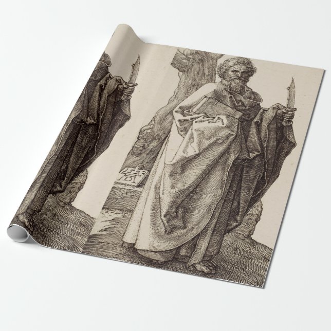 Sankt Bartolomeus Aposteln Konstverk Presentpapper (Utrullad)