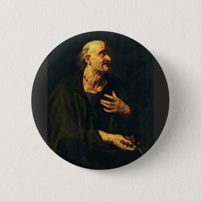 Sankt Bartolomeus av Peter Paul Rubens Knapp (Framsida)