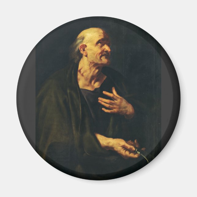Sankt Bartolomeus av Peter Paul Rubens Magnet (Framsidan)