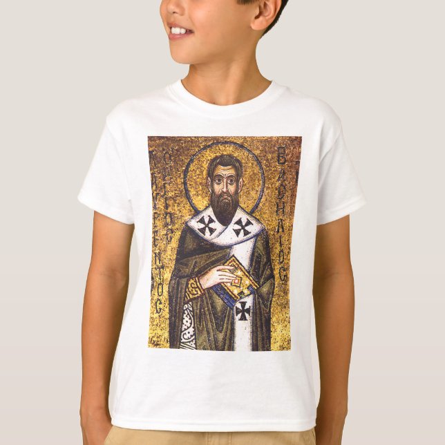Sankt Basileios den stores mosaik T Shirt (Framsida)
