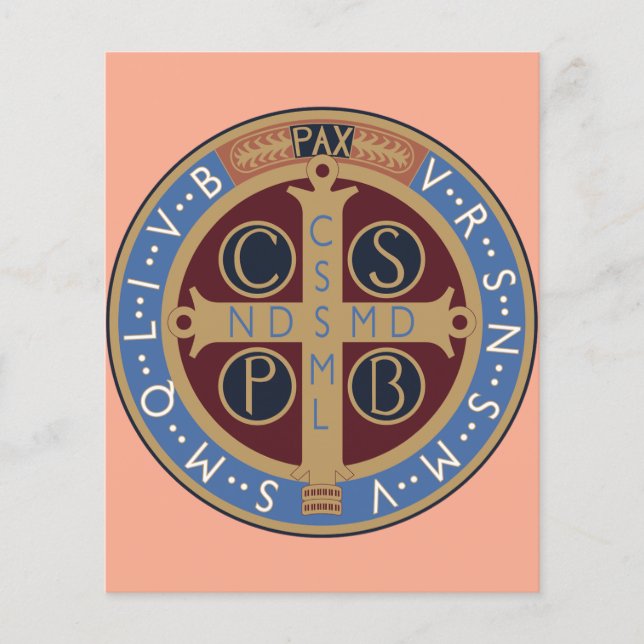 Sankt Benedikts medalj (Framsida)