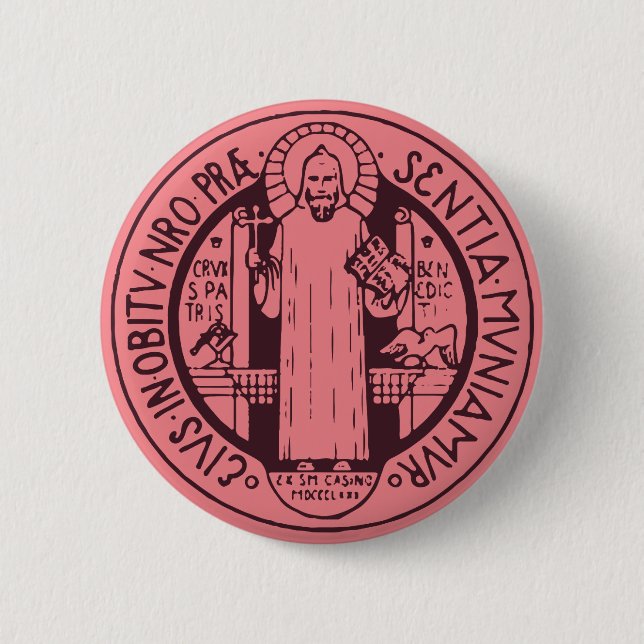 Sankt Benedikts medalj Knapp (Framsida)