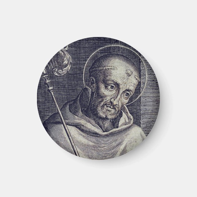 Sankt Bernhard av Clairvaux Bihonungsdoktor Konst Magnet (Framsidan)