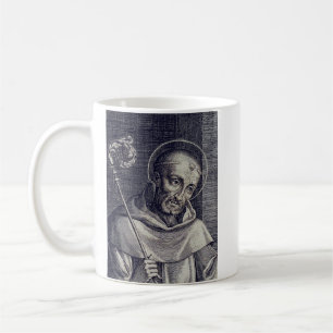 Sankt Bernhard av Clairvaux Bihonungsdoktorn Konst Kaffemugg