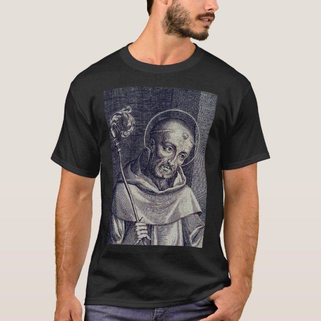 Sankt Bernhard av Clairvaux Bihonungsdoktorn Konst T Shirt (Framsida)