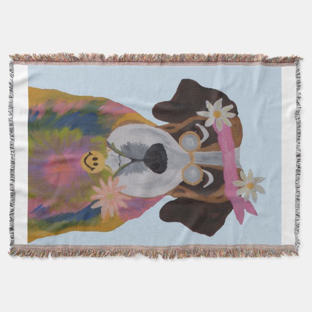 Sankt Bernhard Hippie Filt (Framsidan)