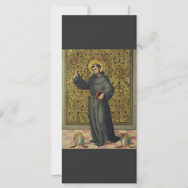 Sankt Bernhardinus av Siena i renässansstil konst (Framsida)
