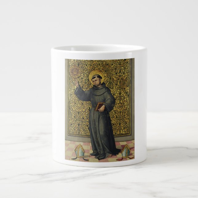 Sankt Bernhardinus av Siena i renässansstil konst Jumbo Mugg (Framsidan)
