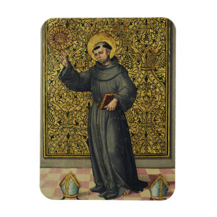 Sankt Bernhardinus av Siena i renässansstil konst Magnet
