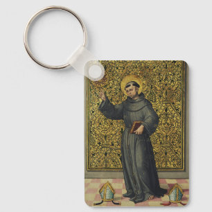 Sankt Bernhardinus av Siena i renässansstil konst Nyckelring