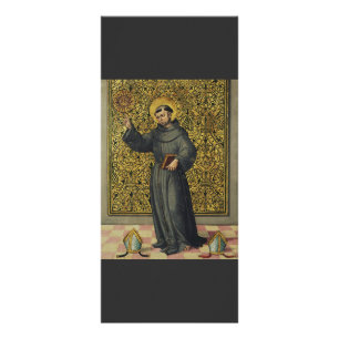 Sankt Bernhardinus av Siena i renässansstil konst Reklamkort