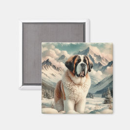 Sankt Bernhardshund Magnet