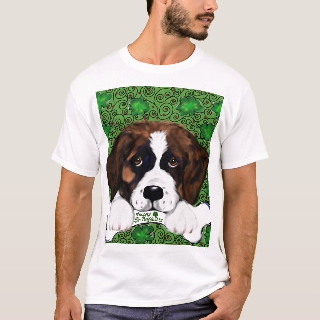 Sankt Bernhardshund T-shirt (Framsida)