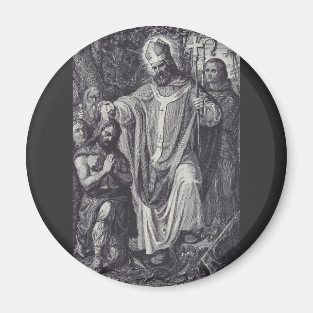 Sankt Bonifatius Premiär Apostel av Tyskland Magnet (Framsidan)
