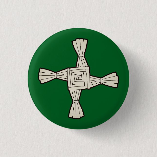 Sankt Brigids kors Knapp (Framsida)
